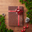 Search for leather look wrapping paper Brown