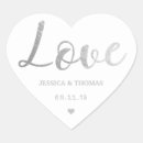 Search for silver foil wedding stickers Modern