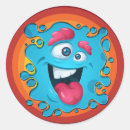 Search for monster face stickers Cute