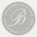 Search for grey address stickers Elegant
