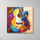 Search for electric guitar canvas prints Music