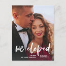 Search for reception postcards We eloped