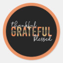 Search for elegant thanksgiving stickers Thankful