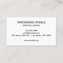 Search for pool service business cards Maintenance