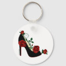 Search for red shoes key rings Girly