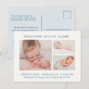 Search for baby boy announcement postcards Typography
