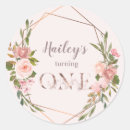 Search for turning one stickers Modern