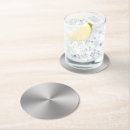 Search for silver coasters Brushed metal