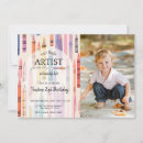 Search for artistic birthday invitations For kids