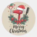 Search for hairdresser stickers Santa
