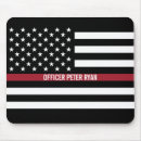 Search for firefighter mouse mats Red line