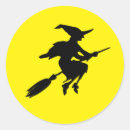 Search for witch silhouette stickers Flying