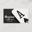 Search for magician business cards Entertainment