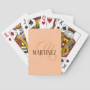 Search for peach playing cards Modern
