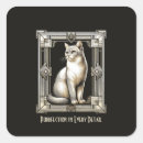Search for black and white cat stickers For cat lover