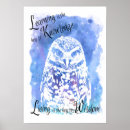 Search for wise owl posters Blue