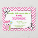 Search for chevron 1st birthday invitations Girl