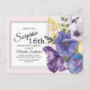 Search for purple sweet 16 birthday cards Flowers