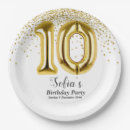 Search for 10th birthday plates Sparkle