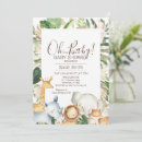 Search for gold safari baby shower invitations Greenery
