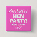 Search for hens party badges Bridesmaid