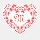 Search for valentines day monogram stickers Anniversary