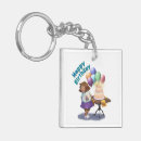 Search for celebration balloons key rings Colourful