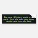 Search for binary bumper stickers Math