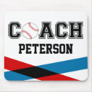 Search for baseball coach standard mouse mats Team