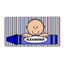 Search for red crayon labels For kids