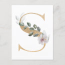 Search for monogram s postcards Elegant
