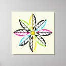 Search for abstract flowers canvas prints Colourful