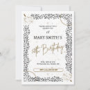 Search for animal 50th birthday invitations Gold