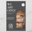 Search for opening flyers We're open