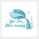 Search for mermaid birthday stickers Mermazing