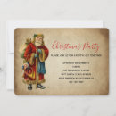 Search for old fashioned christmas invitations Red