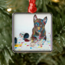 Search for siberian husky christmas tree decorations Alaskan malamute