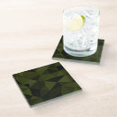 Search for dark green coasters Pattern