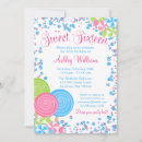 Search for candy sweet 16 invitations Lollipop