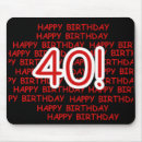 Search for 40th mouse mats Birthday