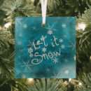 Search for let it snow christmas tree decorations Snowflakes