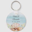Search for beach wedding favours key rings Coastal