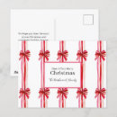 Search for red bows postcards Elegant