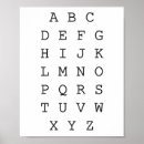 Search for alphabet learning posters English