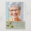 Search for photo 70th birthday invitations Seventy years old