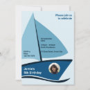 Search for boat birthday invitations Modern