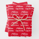Search for bright red wrapping paper Script