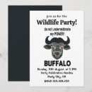 Search for bison invitations Wild west