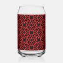 Search for red abstract beer glasses Vintage