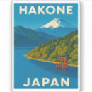 Search for vintage japan stickers Mount fuji